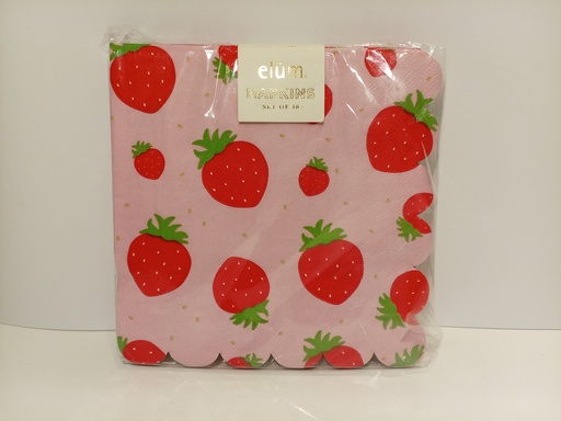 SERVILLETAS FRESAS GRANDE