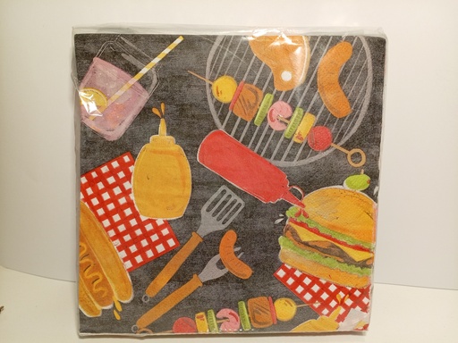 SERVILLETAS PERROS CALIENTE 50 UNIDADES 