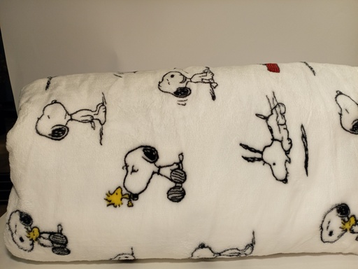COBIJA SNOOPY FONDO BLANCO