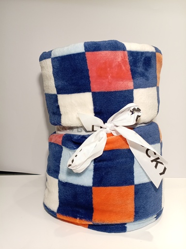 COBIJA LUCKY BRAND CUADROS