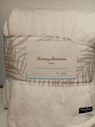 COBIJA TOMMY BAHAMA BLANCA FULL/QUEEN