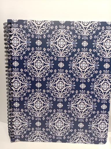 LIBRETA ESPIRAL VERA BRADLEY AZUL/BLANCO