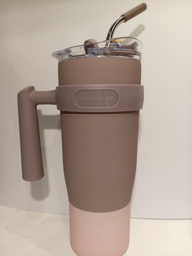 TERMO CON PITILLO HYDRAGEAR MORADO/ROSADO 40 ONZ. 