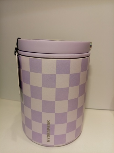 TERMO FOOD JAR MORADO DE CUADROS 32 ONZ