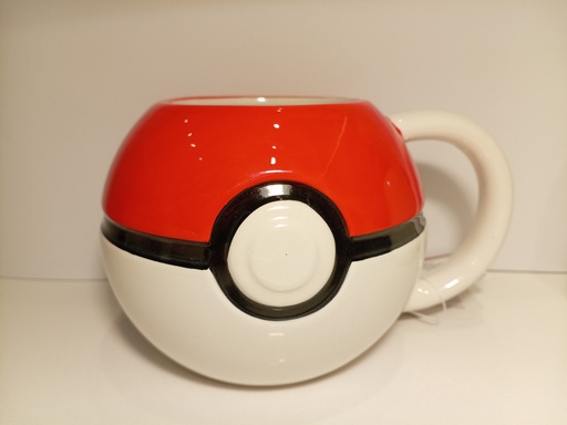 TAZA POKEMON ROJO/BLANCO