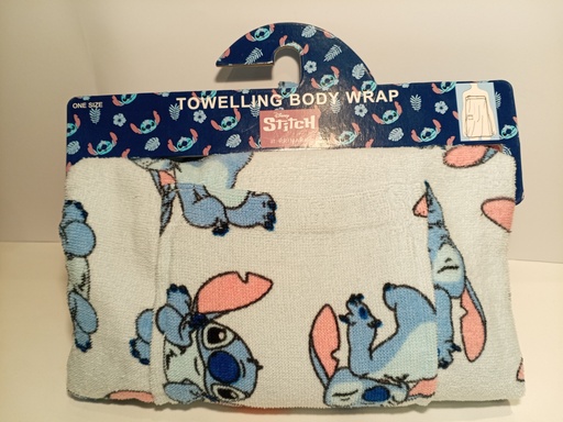 BATA DE BAÑO STITCH AZUL