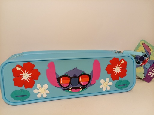 CARTUCHERA STITCH AZUL CLARO