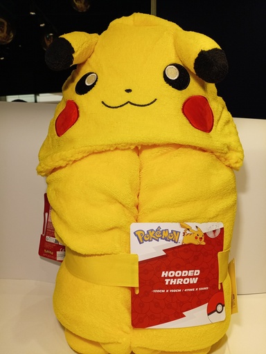 COBIJA POKEMON CON CAPUCHA