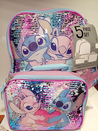 SET DE BOLSO Y LONCHERA ESCOLAR ANGELA