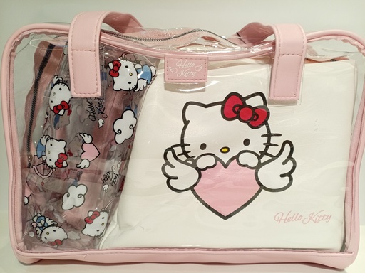 CARTERA CON ORGANIZADORES HELLO KITTY
