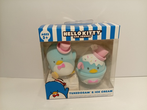 FIGURAS COLECCIONABLES HELLO KITTY TUXEDOSAM & ICE CREAM