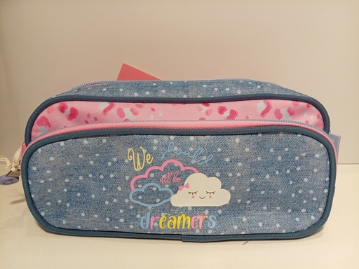 CARTUCHERA ENSO DREAMERS PORTATODO TRIPLE 3 CIERRES