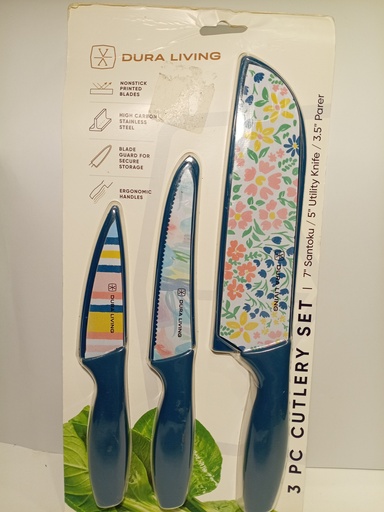DURA LIVING SET DE 3 CUCHILLOS