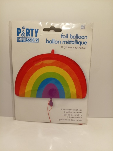 GLOBO PARA CUMPLEAÑOS ARCOIRIS