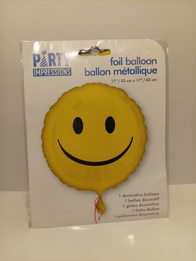 GLOBO PARA CUMPLEAÑOS CARA FELIZ