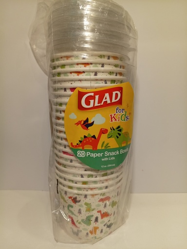 BOLS PARA SNACKS MOTIVO DINOSAURIOS 20 UNI.