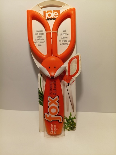 TIJERA DE COCINA MOTIVO CONEJO NARANJA