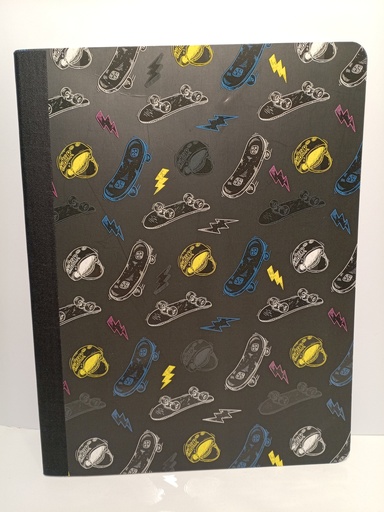 LIBRETA EMPASTADA DE PATINETA 