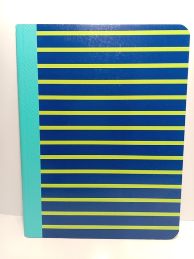 LIBRETA EMPASTADA AZUL DE RAYAS 