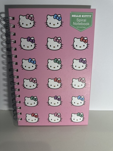 LIBRETA DE NOTAS HELLO KITTY CARAS