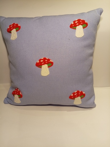 COJIN LUXE COLLECTION MORADO DE HONGOS