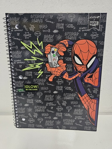 LIBRETA ESPIRAL HOMBRE ARAÑA